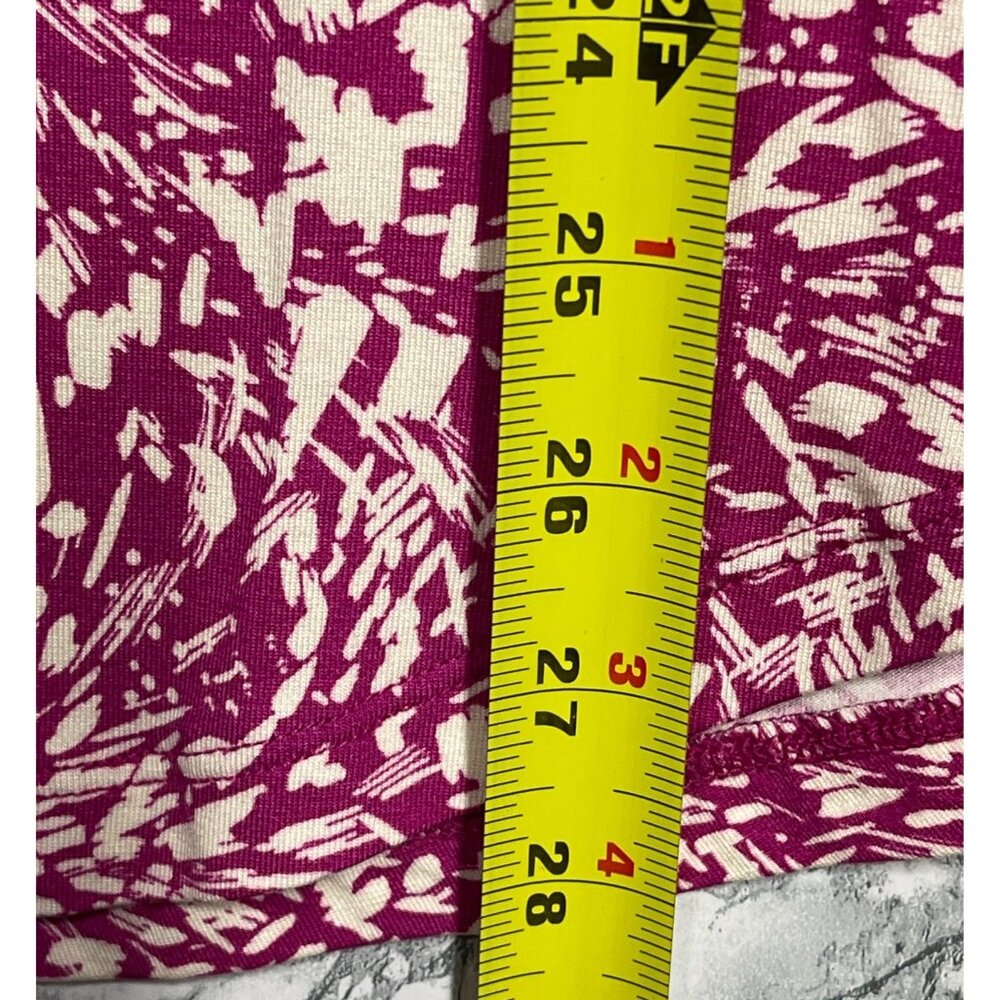 JM Collection Medium Rayon Span Knit Top Purple Fizz Short Sleeve Made In Indone - Picture 5 of 10